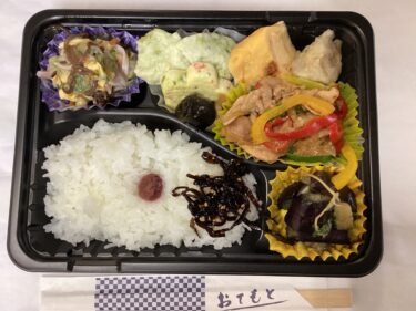 今日のお持ち帰り弁当