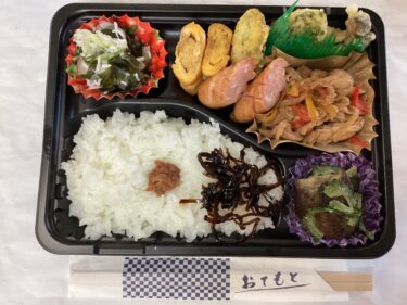 今日のお持ち帰り弁当
